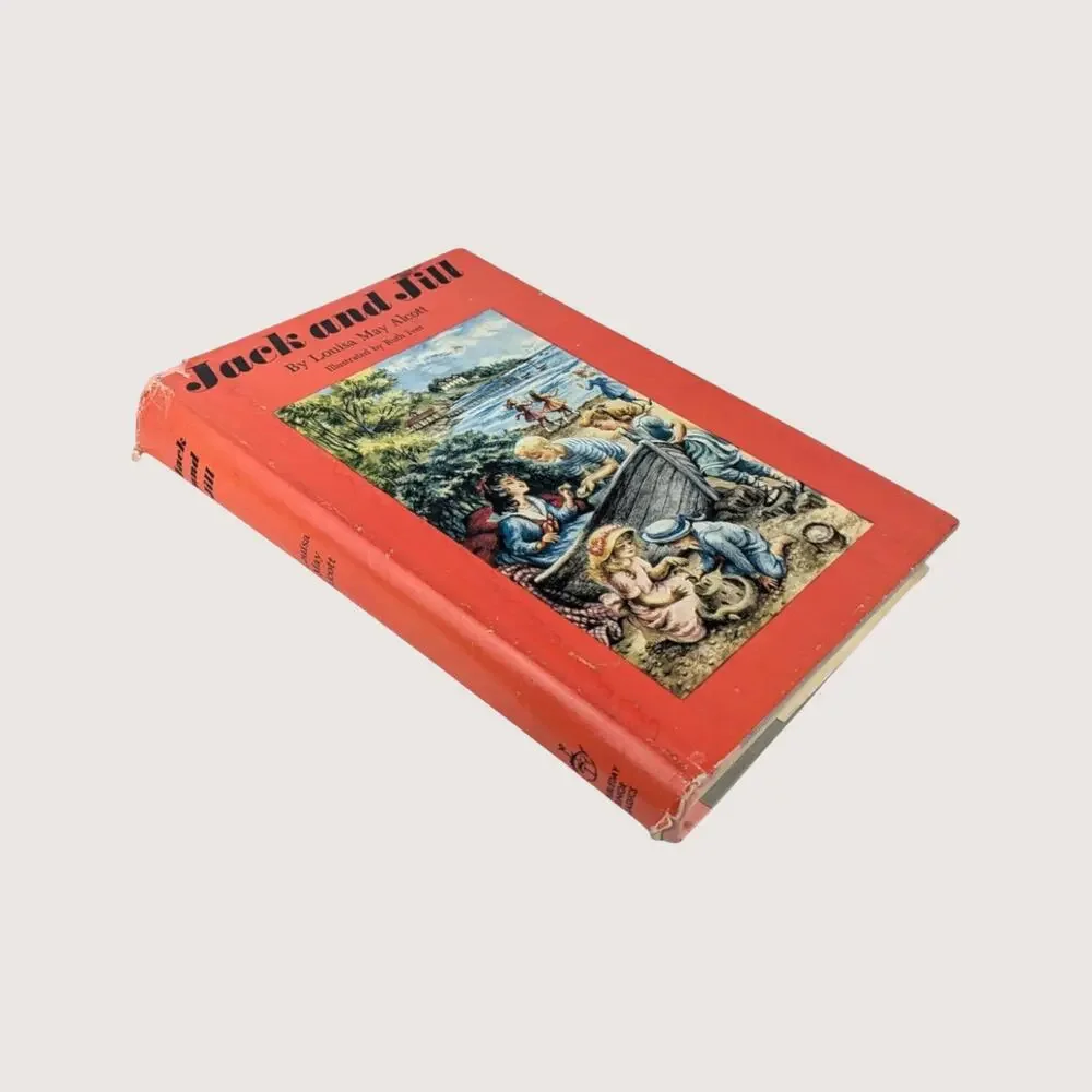1950s Vintage Classic Jack And Jill Hardcover Book By Louisa May Alcott
